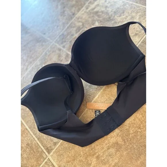 Skims Ultimate Collection Push-up Plunge Bra Onyx Size 38DD - Picture 6 of 7